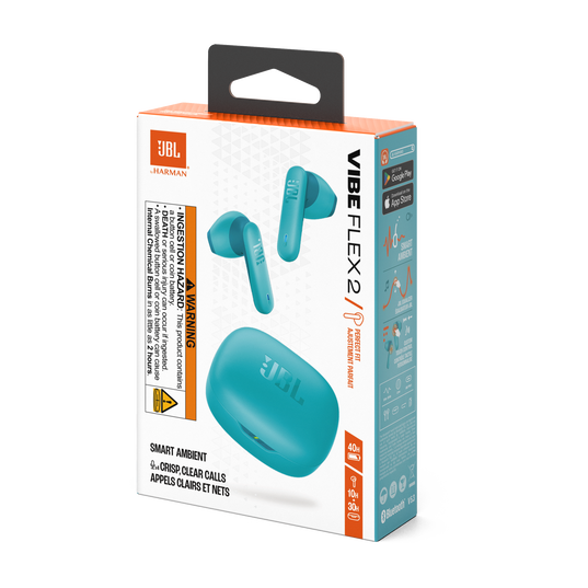 JBL Vibe Flex 2 - Blue - True Wireless Earbuds - Detailshot 15