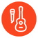 Entradas plug-n-play para micrófono y guitarra