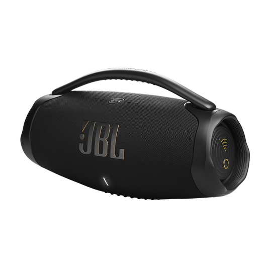 JBL Boombox 3 Wi-Fi - Black - Powerful Wi-Fi and Bluetooth portable speaker - Detailshot 2