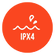 Protección contra salpicaduras IPX4