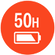 Batería con autonomía de 50 horas