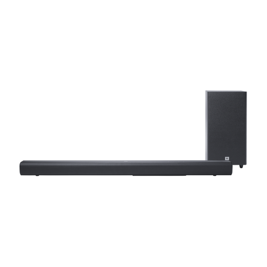 JBL Cinema SB580 - Black - 3.1 Channel Soundbar with Virtual Dolby Atmos® and Wireless Subwoofer - Detailshot 1 image number null