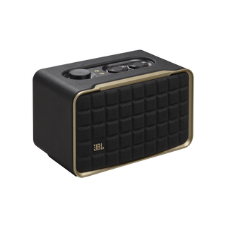 JBL Authentics 200 - Black - Smart home speaker with Wi-Fi, Bluetooth and Voice Assistants with retro design - Hero Image of JBL Authentics 200