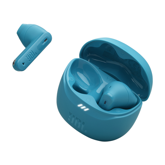 JBL Tune Flex 2 - Turquoise - True Wireless Noise Cancelling Earbuds - Detailshot 2 image number null