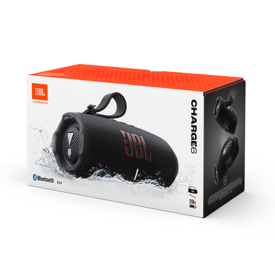 JBL Charge 6 | Altavoz portátil con Bluetooth resistente al agua y