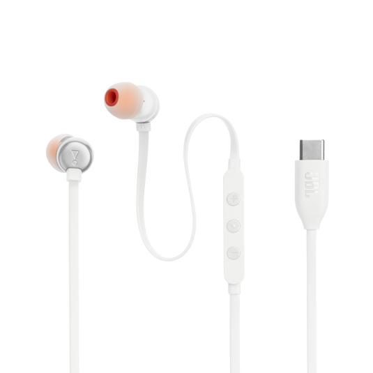 JBL Tune 310C USB - White - Wired Hi-Res In-Ear Headphones - Detailshot 6 image number null