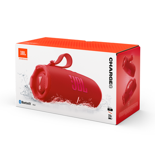 JBL Charge 6 レッド Bluetooth v5.4 JBL Charge 6 | Altavoz portátil con Bluetooth resistente al agua y