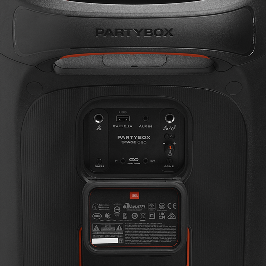 JBL PartyBox Stage 320 | Altavoz portátil para fiestas con ruedas