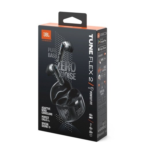 ヘッドホン JBL TUNE FLEX GHOST JBLTFLEXGWHT JBL Tune Flex Ghost Edition | 2ウェイオープンイヤー完全ワイヤレス