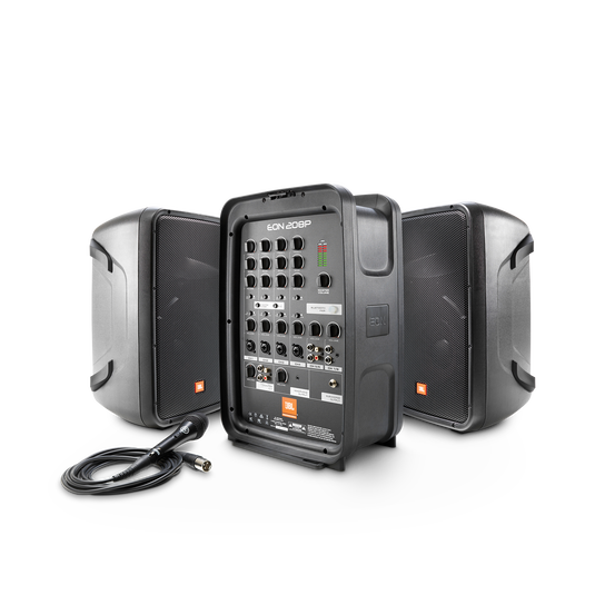 JBL EON208P | Sistema PA bidireccional de 20,3 cm portátil con