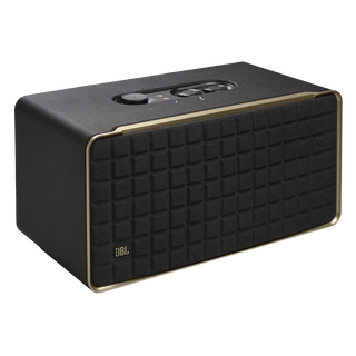 JBL Authentics 500 - Black - Hi-fidelity smart home speaker with Wi-Fi, Bluetooth and Voice Assistants with retro design. - Hero Image of JBL Authentics 500