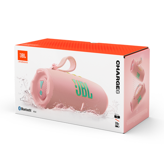 JBL Charge 6 - Pink - Portable waterproof and drop-proof Bluetooth speaker - Detailshot 4 image number null
